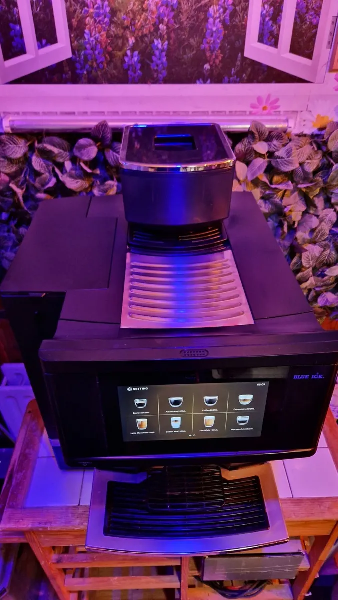 Blue Ice Azzurri Supremo Bean to Cup Coffee Machin - Image 1