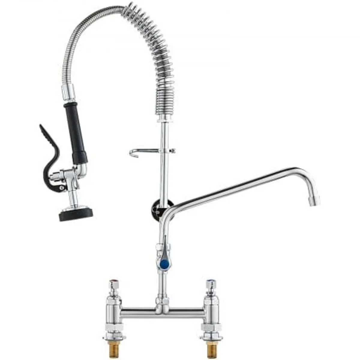 Commercial Faucet with Pre-Rinse Sprayer, 26" (66 - Image 1
