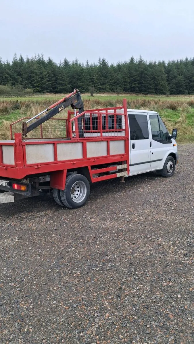 Ford transit tipper and crane - Image 2