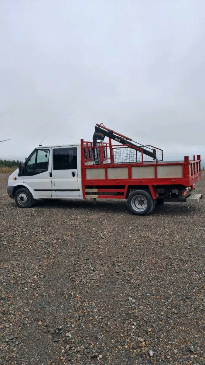 Ford transit tipper and crane - Image 1