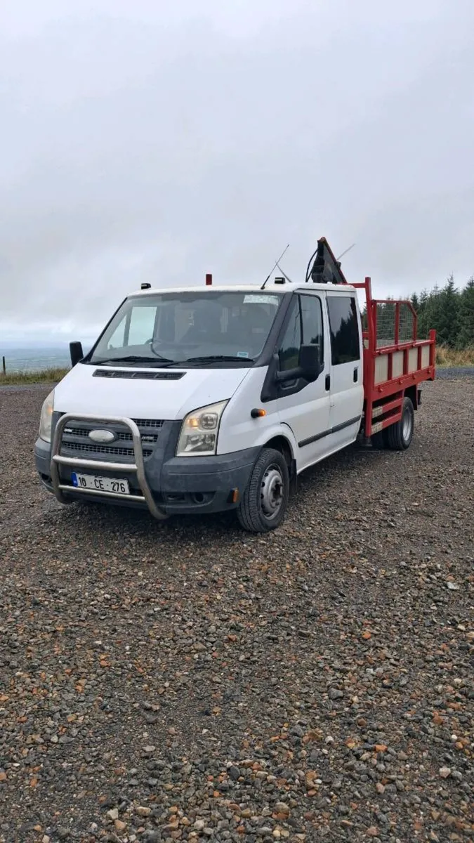 Ford transit tipper and crane - Image 3