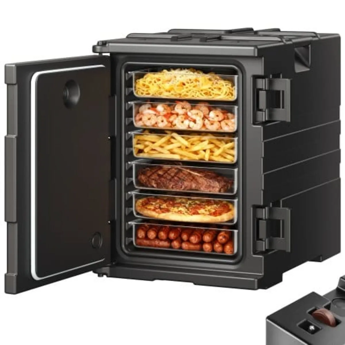 Insulated Food Pan Carrier, 90 L Hot Box for Cater - Image 1
