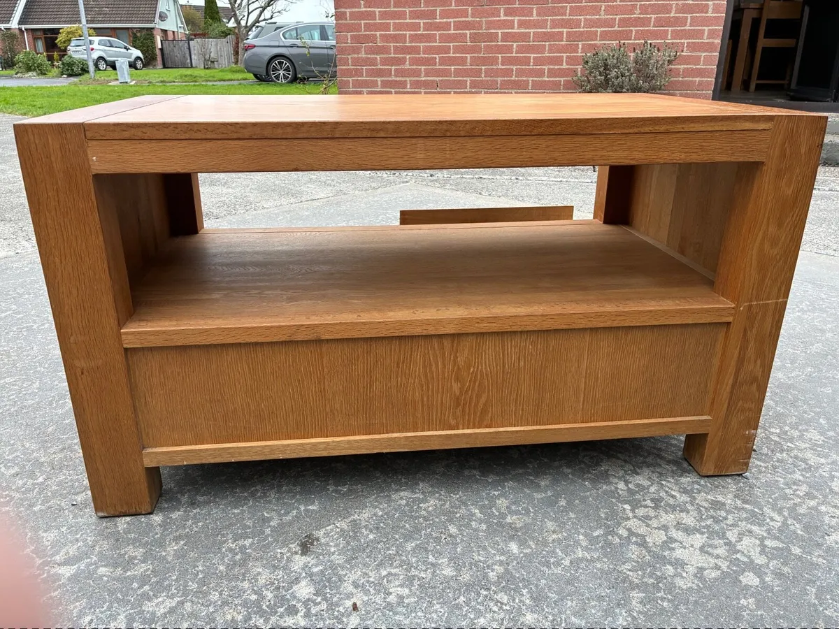 Solid Oak Tv unit - Image 3