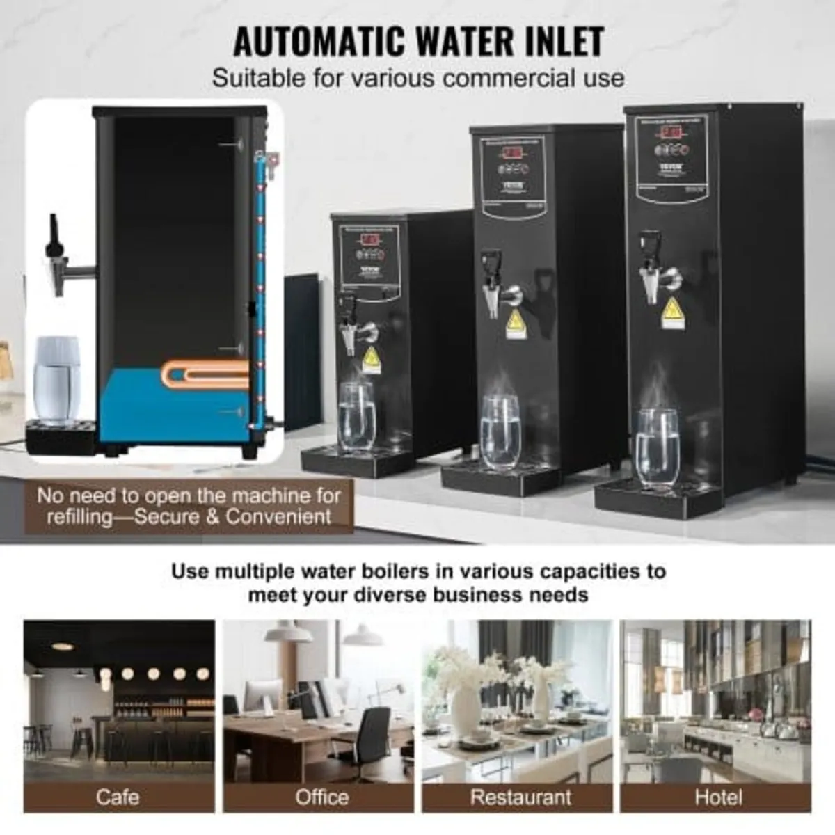 Commercial Water Boiler, Electric Hot Water Dispen - Image 2