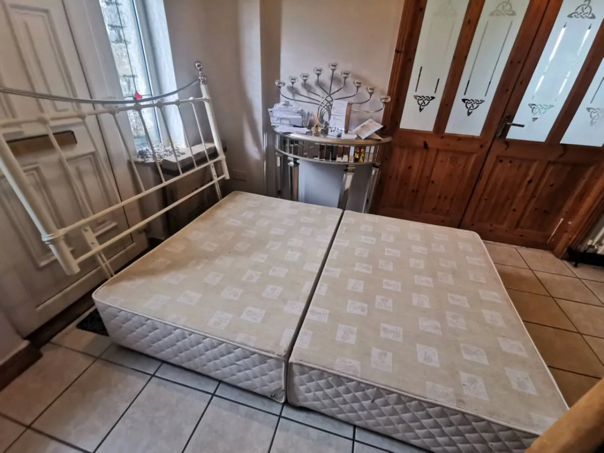 Double Bed Frame – No Mattress - Image 2