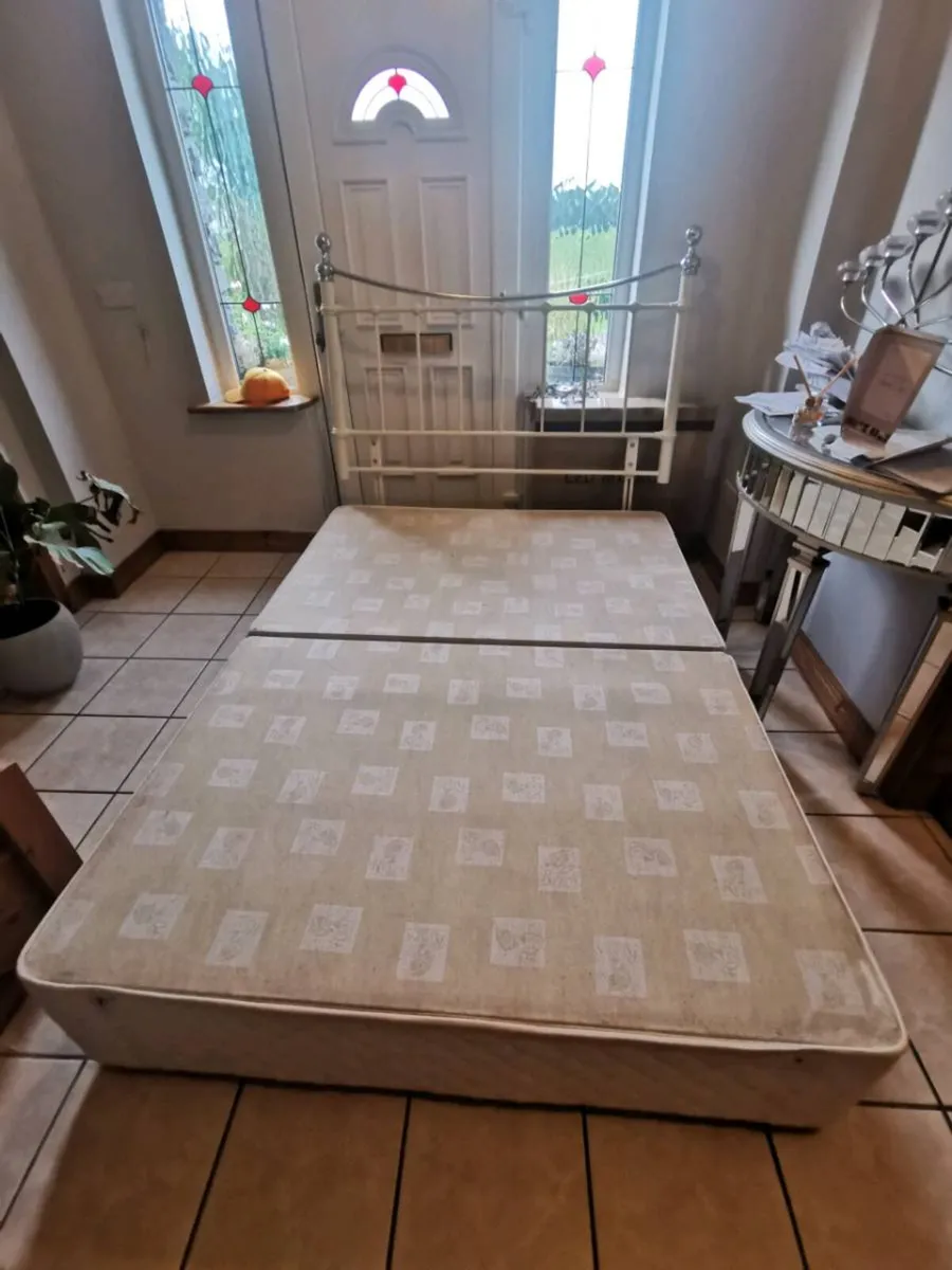 Double Bed Frame – No Mattress - Image 3