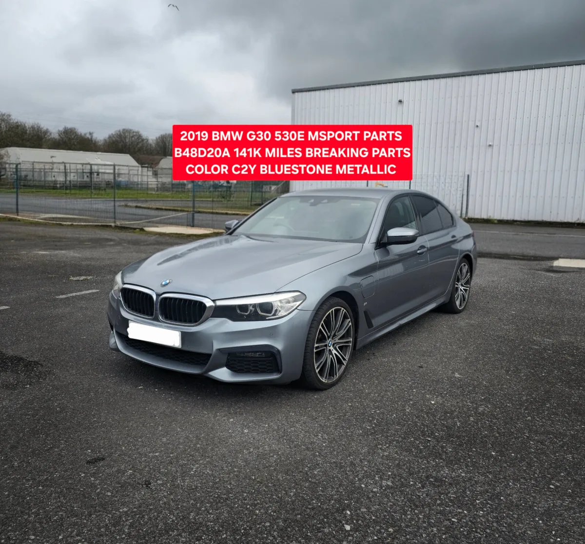 2019 BMW G30 530E MSPORT BREAKING B48B20A C2Y - Image 4