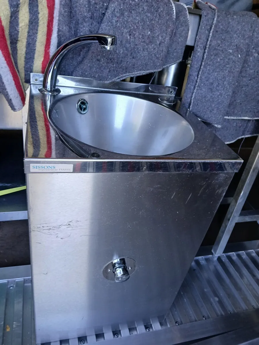 Personal sink with mixer taps delivered - Image 3