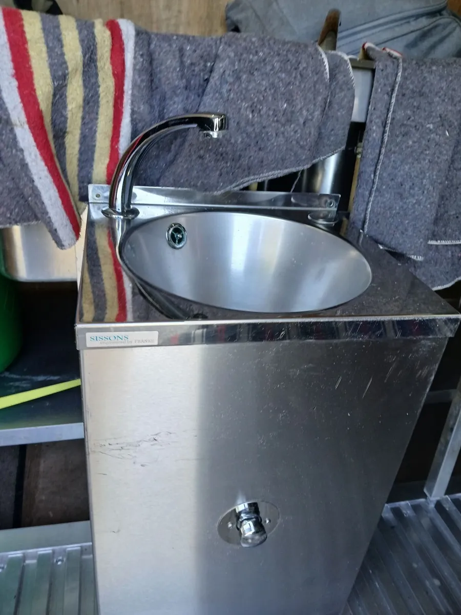 Personal sink with mixer taps delivered - Image 4