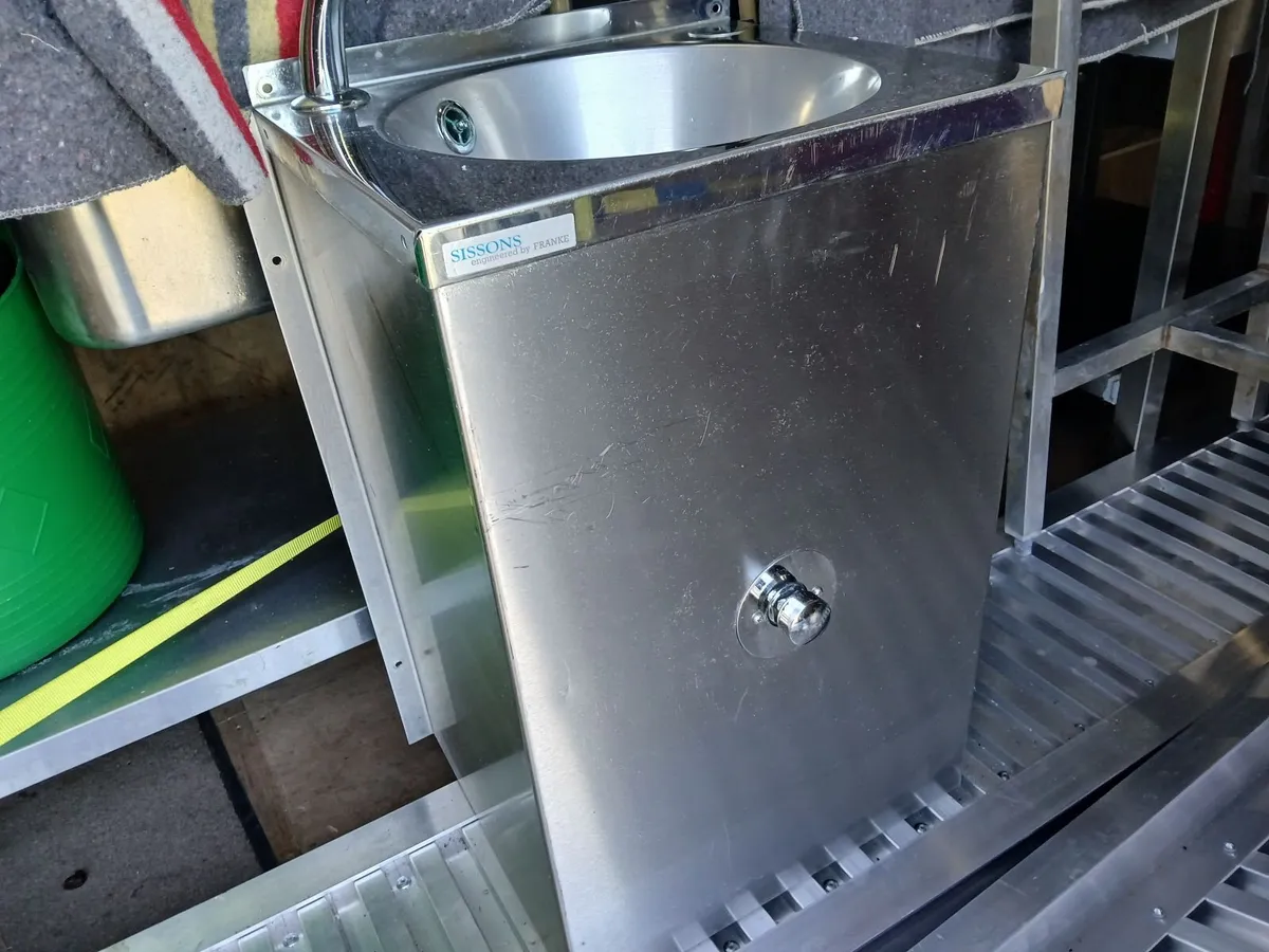 Staneless steel cabbinet sink unit complete - Image 2