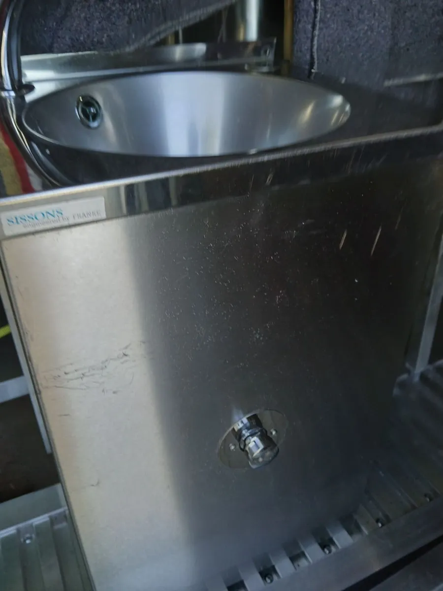 Staneless steel cabbinet sink unit complete - Image 1