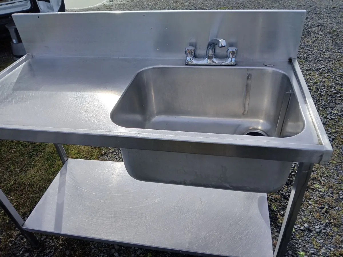 Staneless steel cabbinet sink unit complete - Image 2