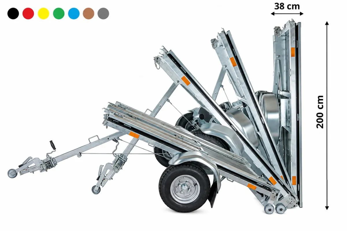 Folding Utility Trailer - Image 1