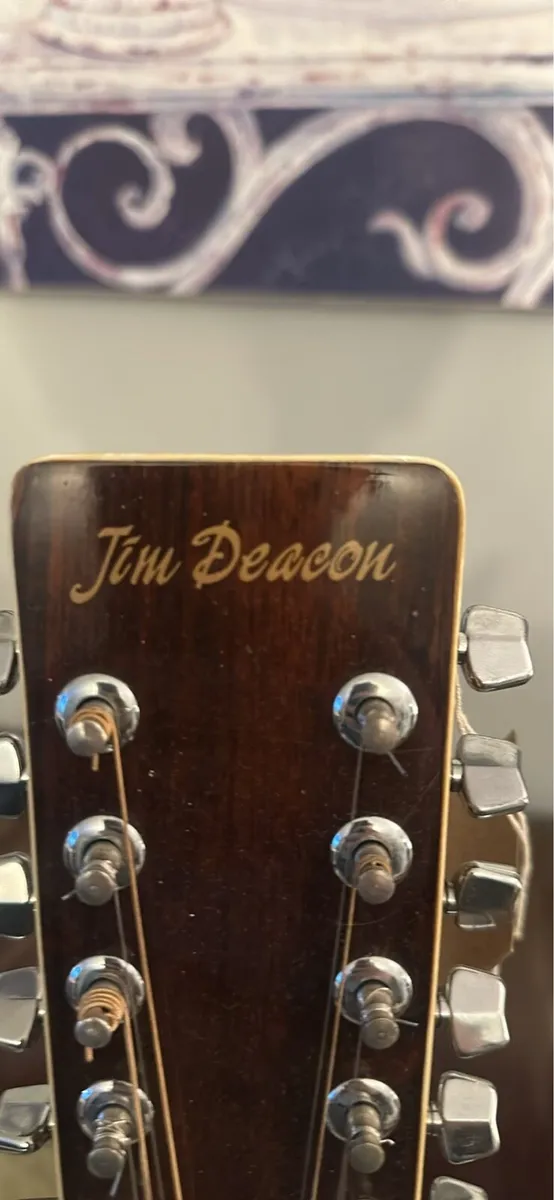 Jim deacon 12-string guitar - Image 3
