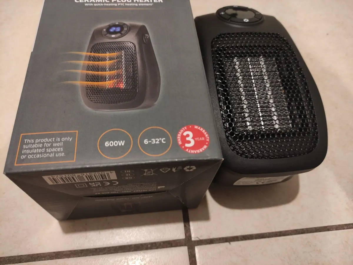 Brand New Ceramic Heater - Black - Image 2
