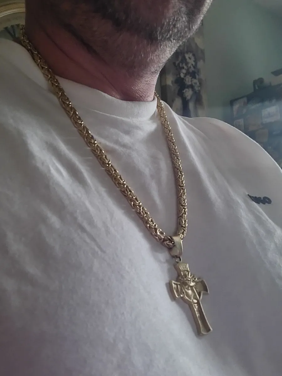 Gold chain 14ct - Image 1