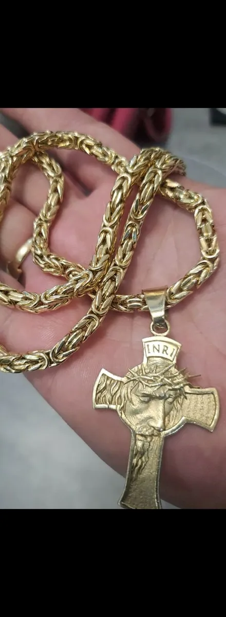 Gold chain 14ct - Image 3
