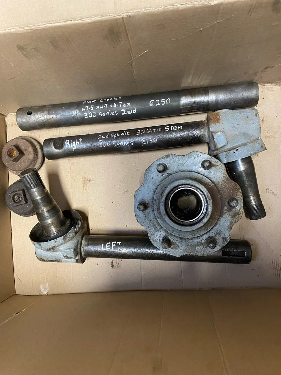 2wd used front axle spares, garage clear out. - Image 1