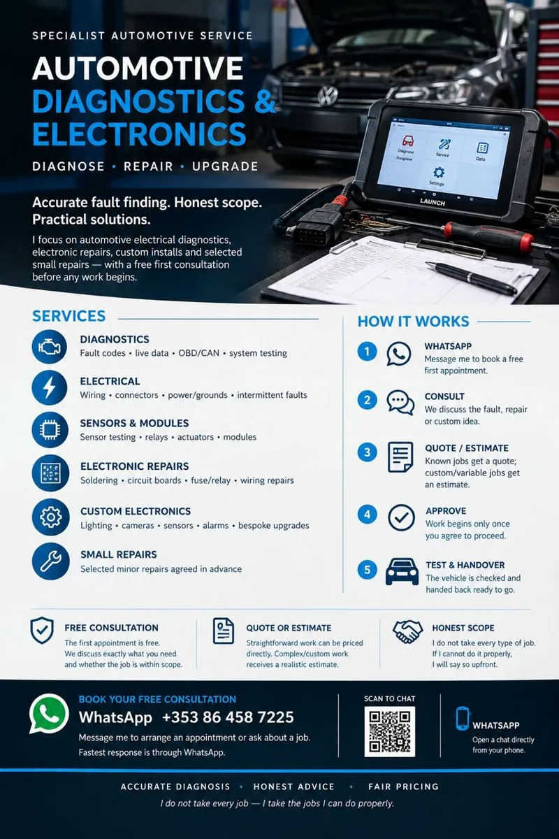 Mobile Mechanic & Car Diagnostics – Clonmel - Image 3