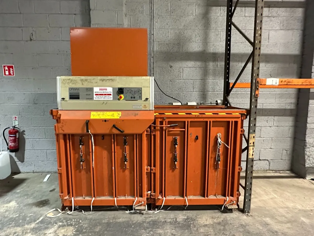 Orwak cardboard baler - Image 1