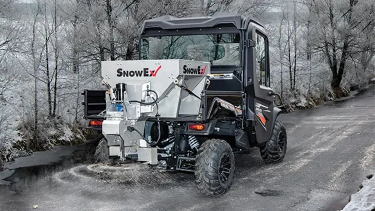 SnowEx Helixx Stainless Steel RTV Salt Spreader - Image 2