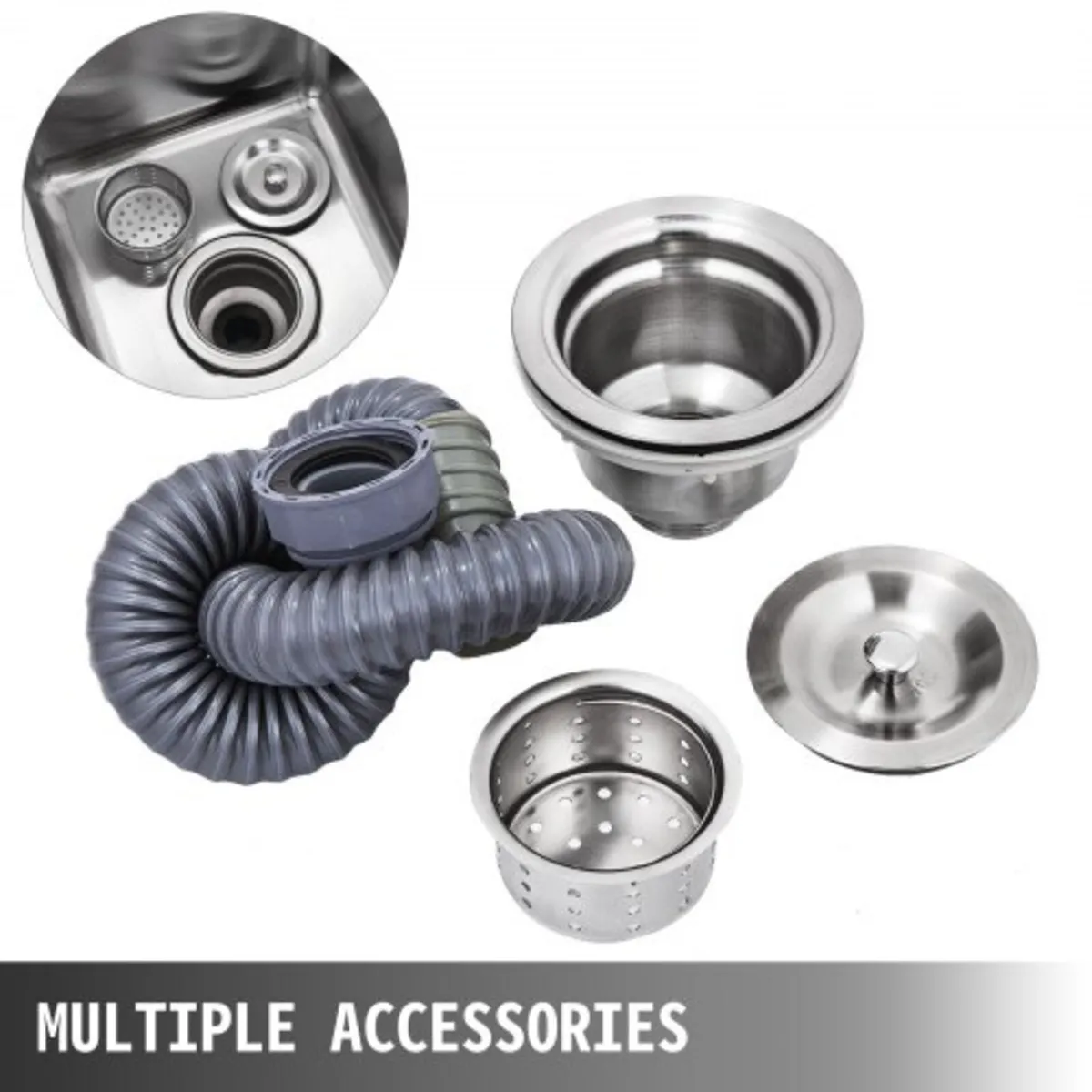 Handmade Sink Non-magnetic Stainless Steel Kitchen - Image 3