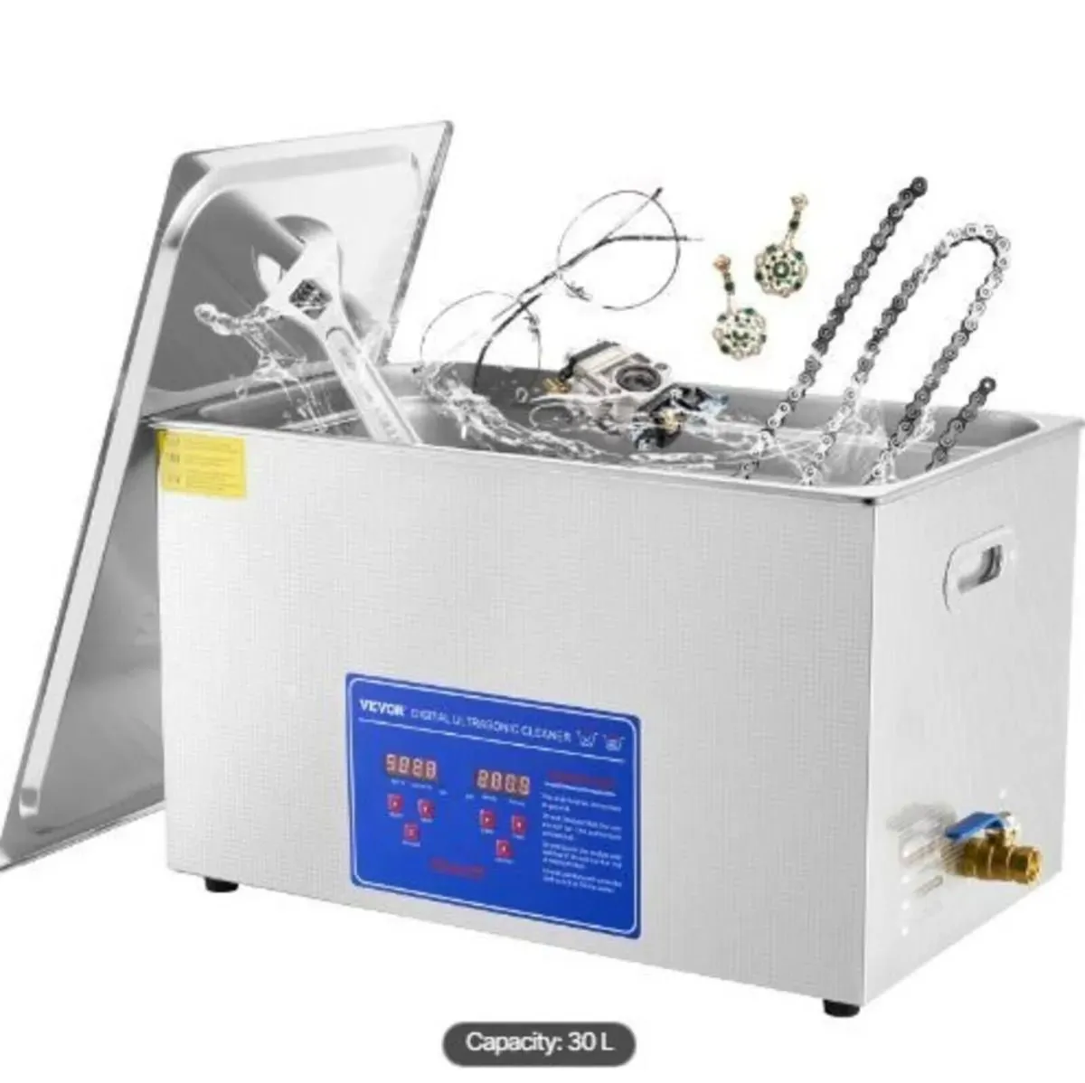 30L Ultrasonic Cleaner Machine for Workshop Use - Image 2