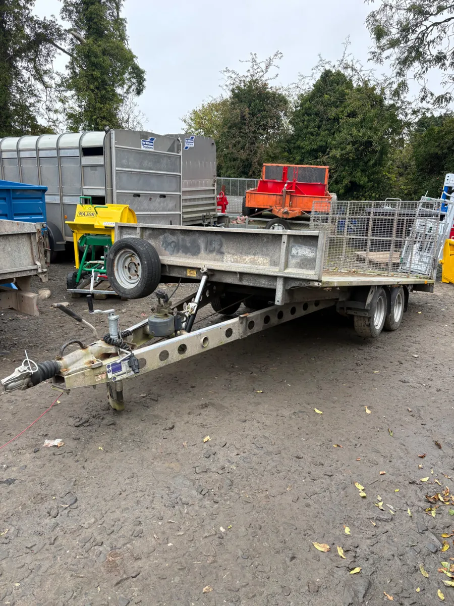 Ifor Williams tilt bed trailer - Image 1