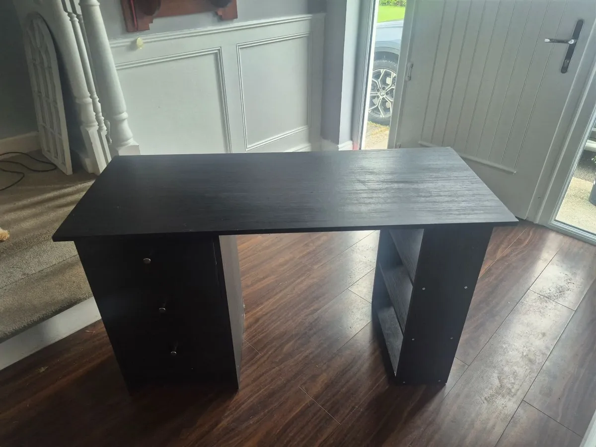 Black Computer Desk - Image 1