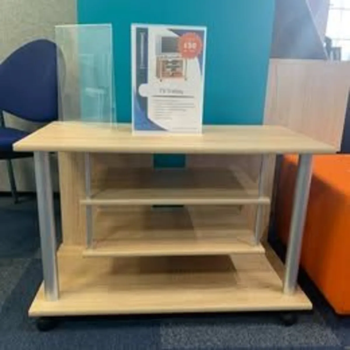 TV Trolley - £50 inc. VAT (FLAT PACKED COLLECTION) - Image 1