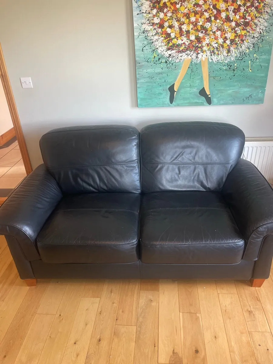 3 seater/2seater/1 seater leather couches - Image 4