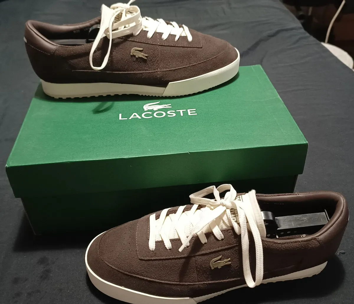 Brown Lacoste Men's Shoes - Image 2