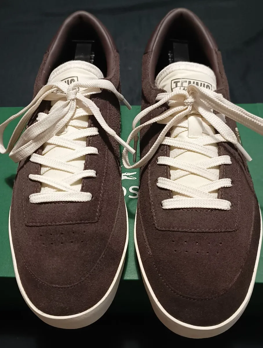 Brown Lacoste Men's Shoes - Image 3
