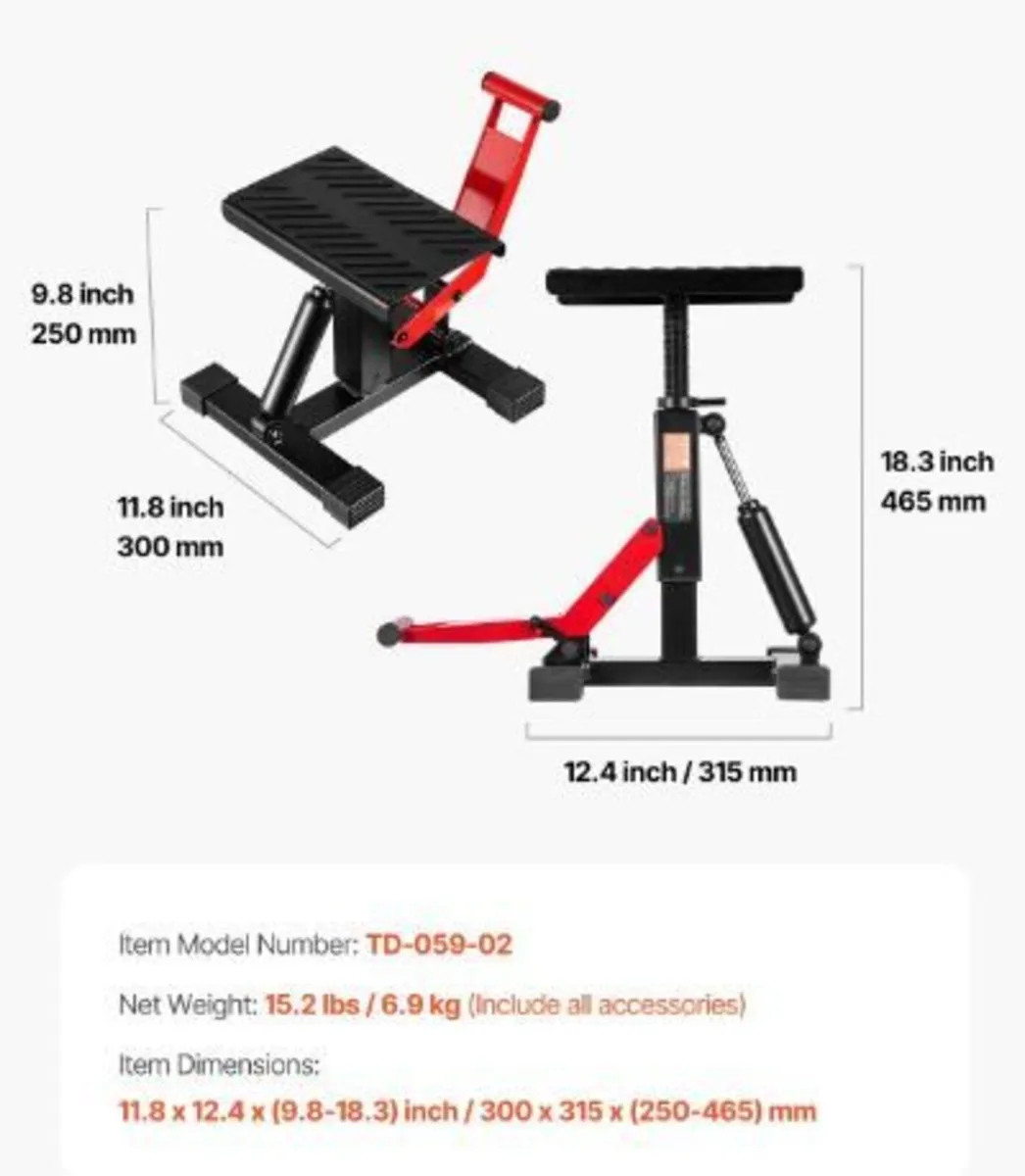 Dirt Bike Lift Stand, Motorcycle Jack Lift - Image 1