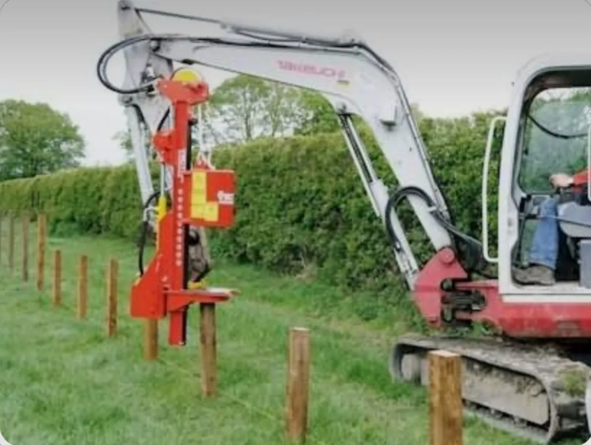 Attachment Hire. Post Driver for Hire and Sale. - Image 3
