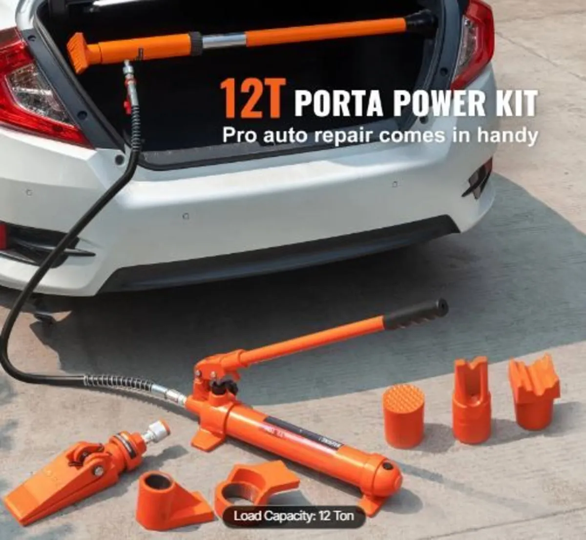 12 Ton Porta Power Kit, Portable Hydraulic - Image 3