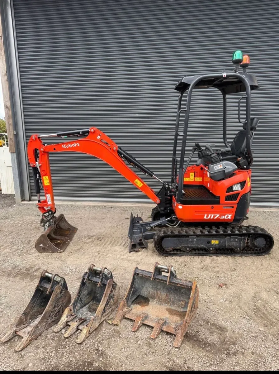 Mini Digger Hire with Driver - Image 1