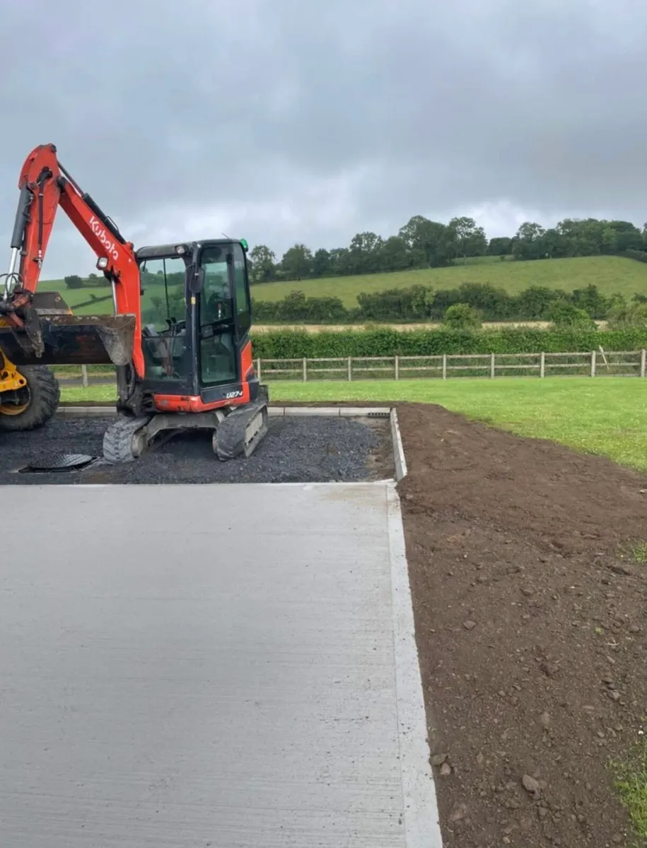Mini Digger Hire with Driver - Image 2