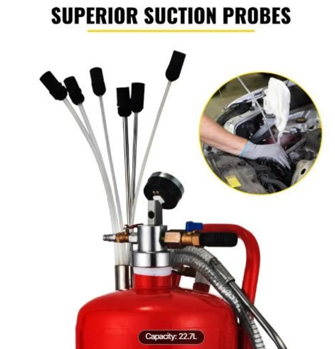 5 Gallon/22.7L Oil Extractor, Portable Air - Image 2