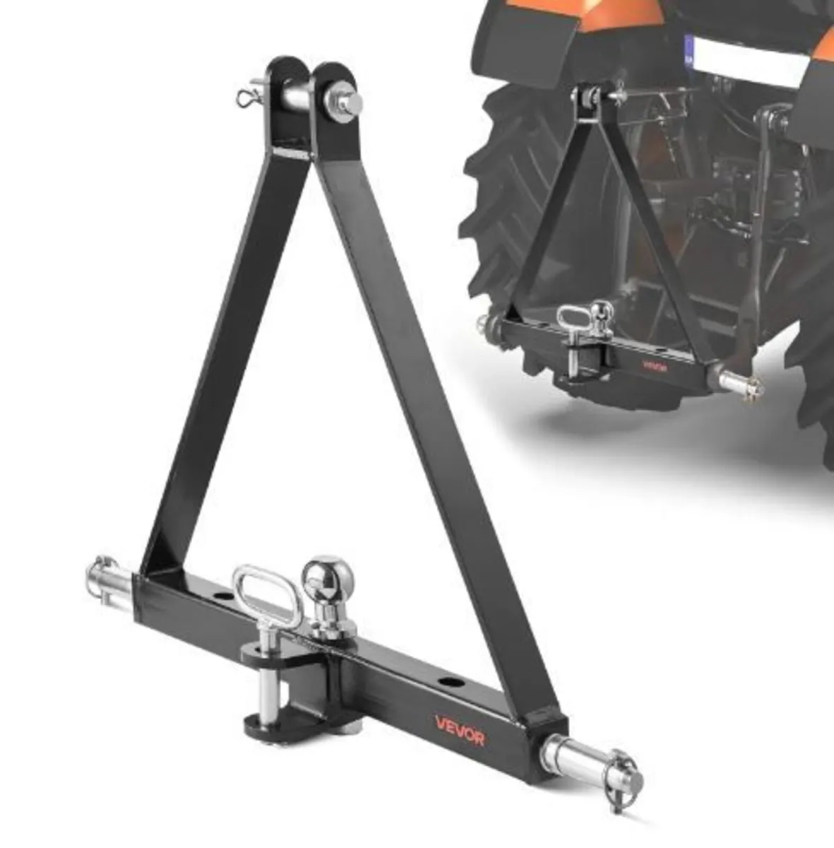 3 Point Hitch Receiver with 2 in Receiver - Image 1
