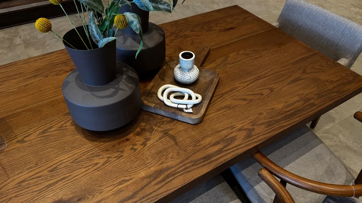 All Oak Dining Table X Leg 180cm - Image 2