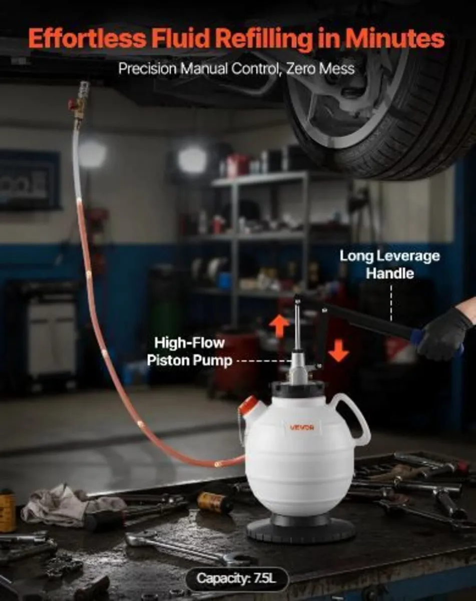 Transmission Fluid Pump, 7.5 L Capacity - Image 2