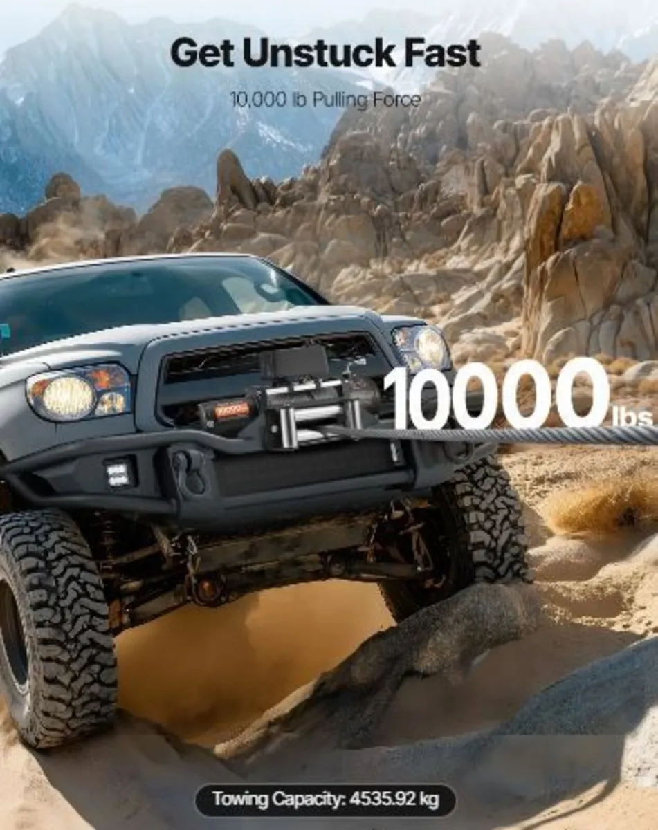 Electric Winch, 4500 kg Load Capacity - Image 3