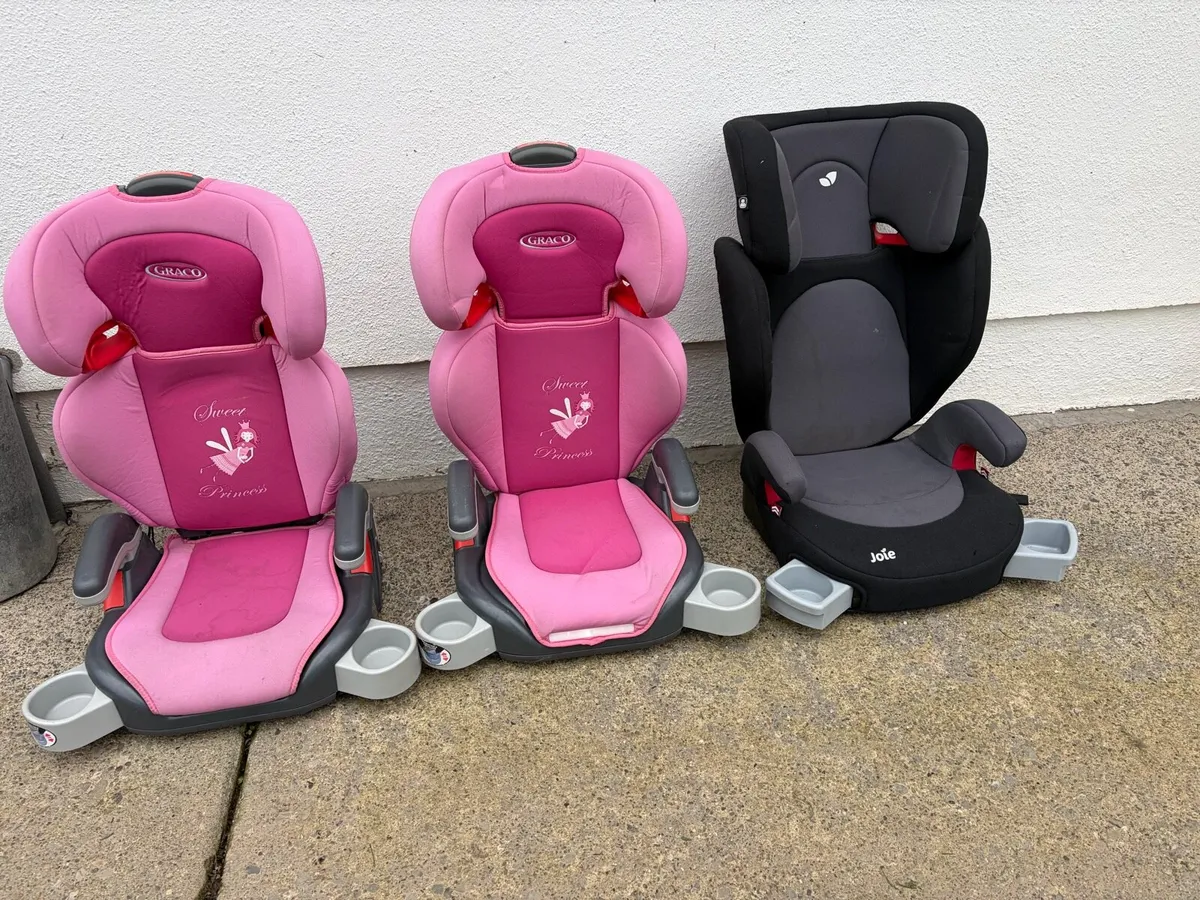 3 x car seats (15-36kg) graco + joie - Image 3