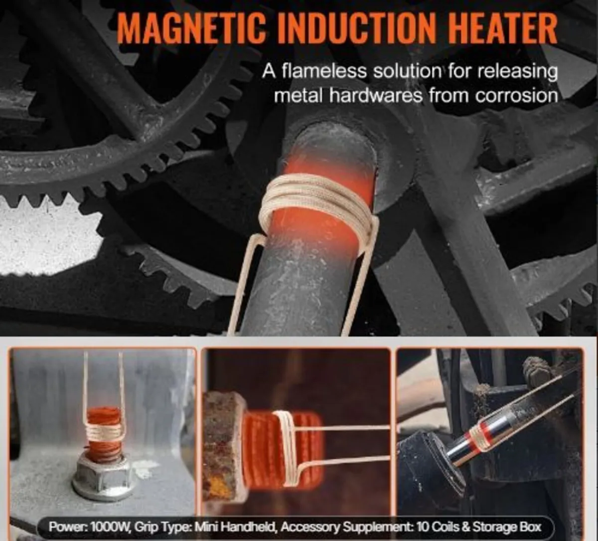 Magnetic Induction Heater Kit, 1000w 220V - Image 2
