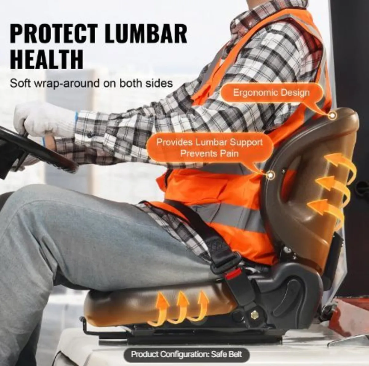 Universal Forklift Seat,Tractor Seat - Image 2