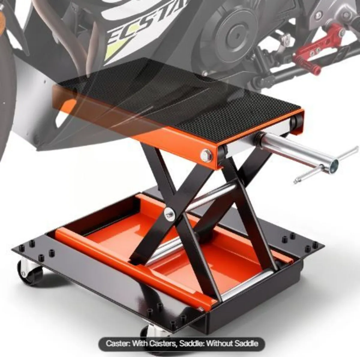 Motorcycle Lift ATV Scissor Jack Dolly - Image 1