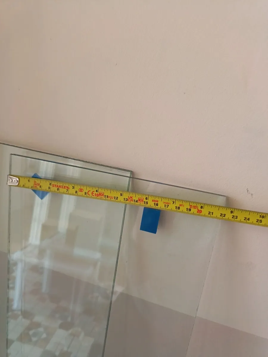 Glass toughen glass, clear and sand blasted - Image 4