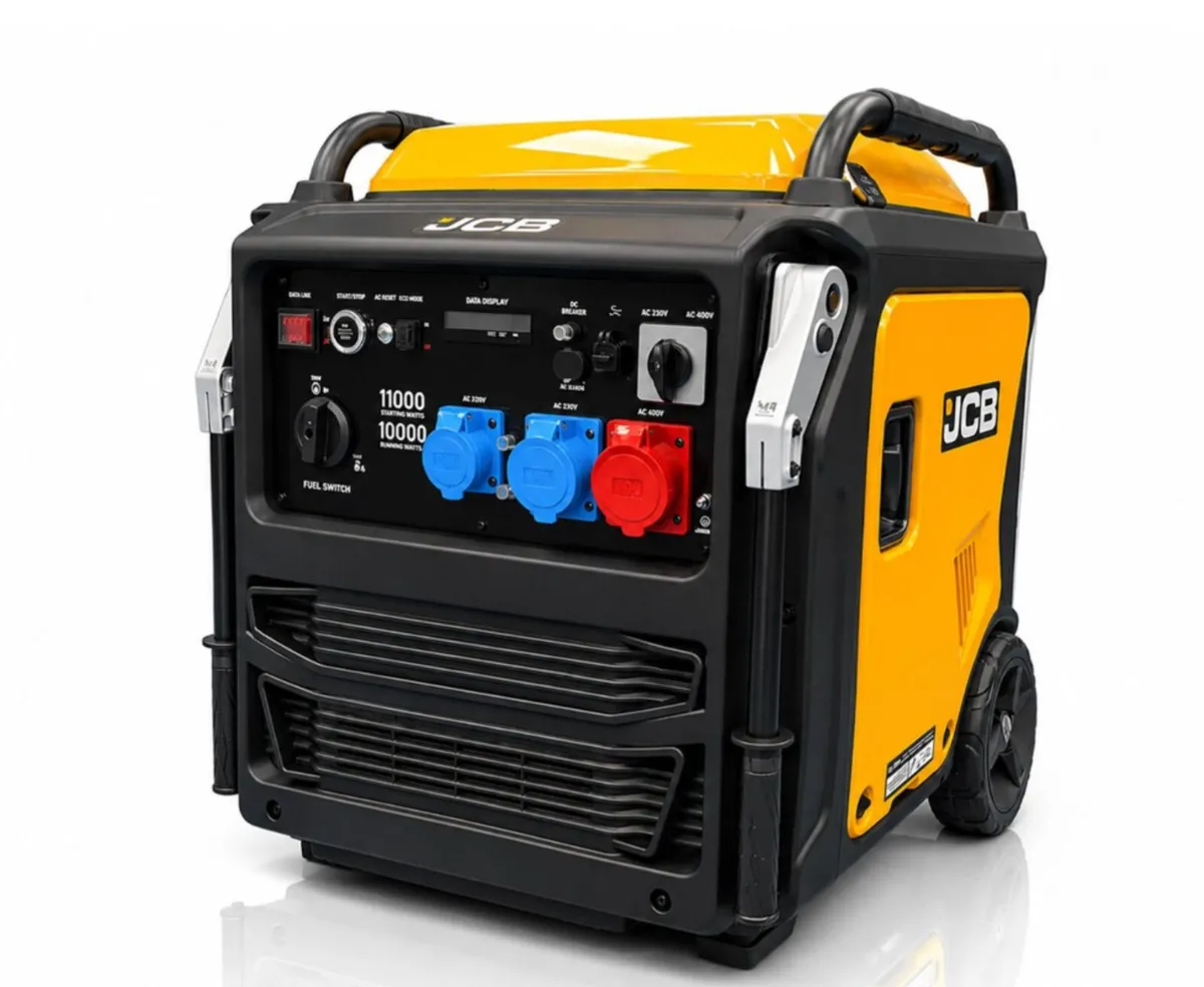 BRAND NEW JCB 11000W PETROL GENERATOR - Image 2
