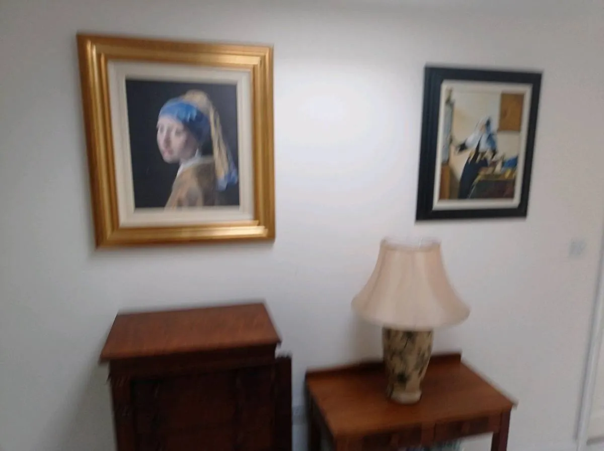 Girl with the pearl earring oil painting - Image 2
